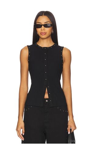 Studded Button Tank en . Taille L. Also en M, S - Never Fully Dressed - Modalova