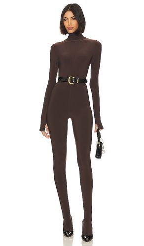 Slim Fit Turtle Catsuit With Footsie en . Taille M. Also en - Norma Kamali - Modalova