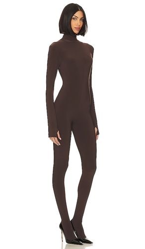 Slim Fit Turtle Catsuit With Footsie en . Taille M. Also en - Norma Kamali - Modalova