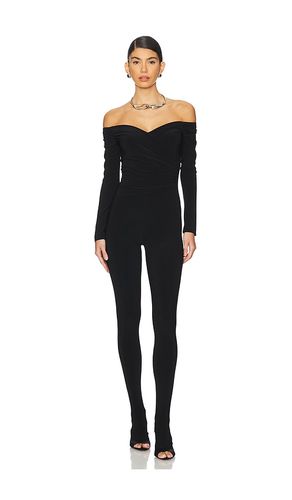 Off Shoulder Sweetheart Catsuit With Footie en . Taille S. Also en XS, M, L, XL - Norma Kamali - Modalova