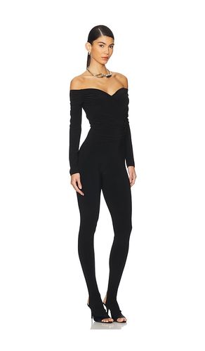 Off Shoulder Sweetheart Catsuit With Footie en . Taille S. Also en L, XL - Norma Kamali - Modalova