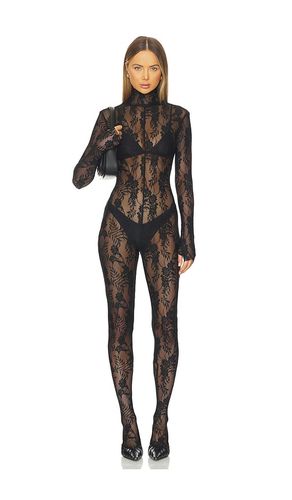 Long Sleeve Slim Fit Turtleneck Catsuit en . Taille S. Also en - Norma Kamali - Modalova