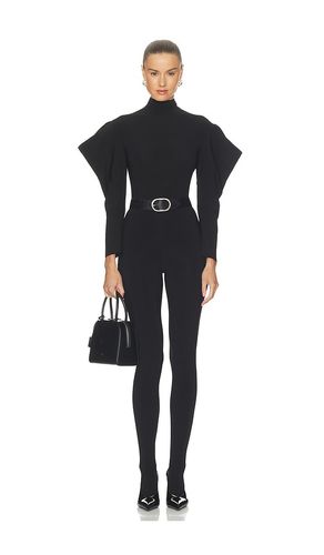 Wing Sleeve Open Back Bow Neck Catsuit en . Taille L. Also en M, S, XS, XXS - Norma Kamali - Modalova