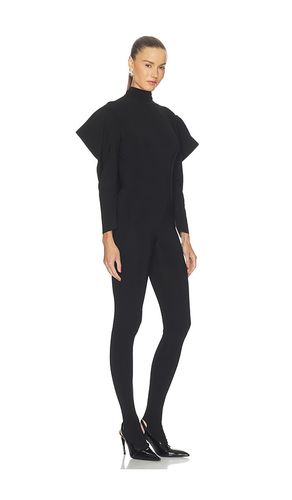 Wing Sleeve Open Back Bow Neck Catsuit en . Taille L. Also en M, S, XS, XXS - Norma Kamali - Modalova