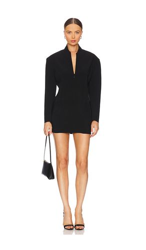 MINI-ROBE OVERSIZED À MANCHES LONGUES, ÉPAULETTES ET FERMETURE ÉCLAIR SUR LE DEVANT en . Taille M. Also en - Norma Kamali - Modalova