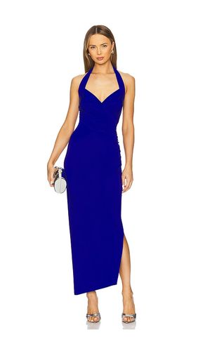X REVOLVE Halter Sweetheart Side Drape Gown en . Taille L. Also en XS - Norma Kamali - Modalova