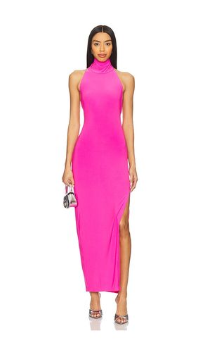 X REVOLVE Halter Turtleneck Side Slit Gown en . Taille M. Also en S, XL - Norma Kamali - Modalova