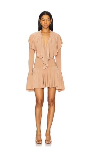 Long Sleeve Ruffle Mini Dress in . Size M, S, XXS - Norma Kamali - Modalova