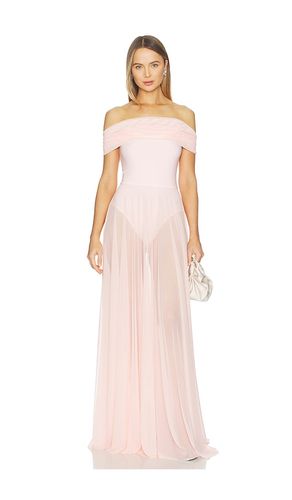 ROBE DE SOIRÉE SLEEVELESS COWL NECK COMBO FLARED en . Taille S. Also en M, L - Norma Kamali - Modalova