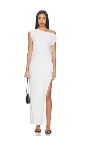 ROBE DROP SHOULDER LONG WITH SIDE SLIT en . Taille L. Also en M, S - Norma Kamali - Modalova