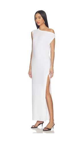 ROBE DROP SHOULDER LONG WITH SIDE SLIT en . Taille L. Also en M, S - Norma Kamali - Modalova