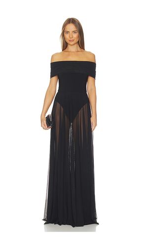 ROBE DE SOIRÉE SLEEVELESS COWL NECK COMBO FLARED en . Taille L. Also en - Norma Kamali - Modalova