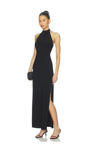 ROBE HALTER LONG WITH SIDE SLIT en . Taille L. Also en M, S, XS, XXS - Norma Kamali - Modalova