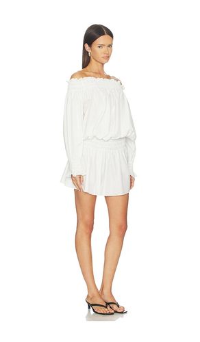 ROBE PAYSANNE MINI À MANCHES LONGUES en . Taille XS. Also en S, M, L - Norma Kamali - Modalova