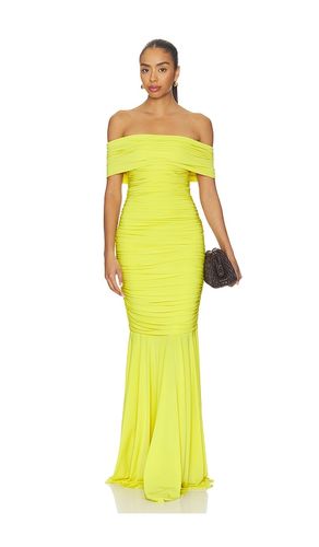 ROBE DE SOIRÉE SIRÈNE SANS MANCHES À COL BÉNITIER ET FRONCES SUR LES CÔTÉS en . Taille S. Also en XS - Norma Kamali - Modalova
