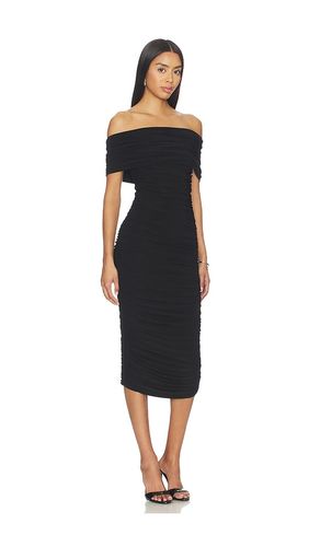 ROBE SANS MANCHES À COL BÉNITIER ET FRONCES SUR LES CÔTÉS, LONGUEUR SOUS LE GENOU en . Taille S. Also en XS, XXS - Norma Kamali - Modalova