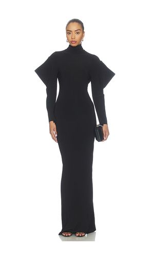 ROBE DE SOIRÉE À MANCHES ANGE, DOS OUVERT ET NŒUD WING SLEEVE OPEN BACK BOW NECK GOWN en . Taille XXS. Also en XS, S, M, L - Norma Kamali - Modalova
