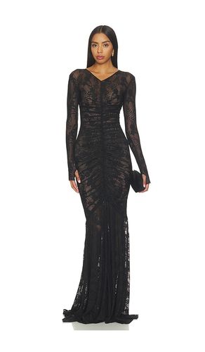 ROBE DE SOIRÉE SIRÈNE AVEC FRONCES DEVANT en . Taille S. Also en XS - Norma Kamali - Modalova