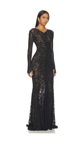 ROBE DE SOIRÉE SIRÈNE AVEC FRONCES DEVANT en . Taille S. Also en XS - Norma Kamali - Modalova