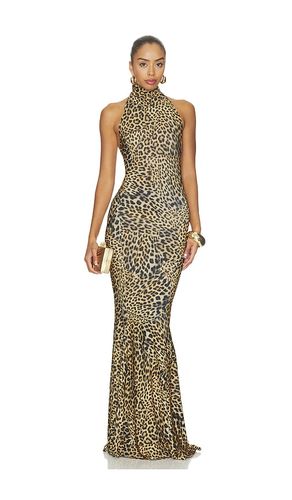 Halter Turtle Fishtail Gown en . Taille L. Also en - Norma Kamali - Modalova