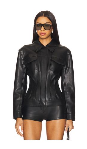 BLOUSON EN CUIR en . Taille XS. Also en S, L, XL - Norma Kamali - Modalova