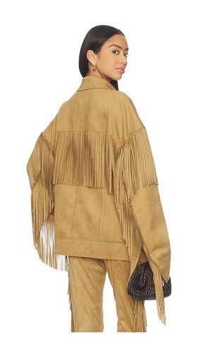 VESTE EN JEAN OVERSIZED À FRANGES en . Taille S. Also en M, L - Norma Kamali - Modalova