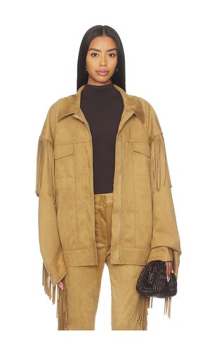 VESTE EN JEAN OVERSIZED À FRANGES en . Taille L. Also en S - Norma Kamali - Modalova