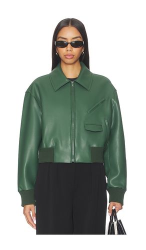 Mens Zip Front Classic Cropped Jacket en . Taille L. Also en - Norma Kamali - Modalova