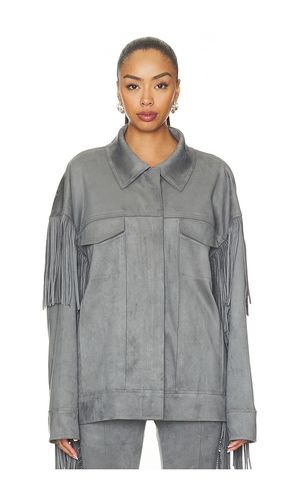 Fringe Oversized Jean Jacket en . Taille L. Also en M, S, XL, XS, XXS - Norma Kamali - Modalova