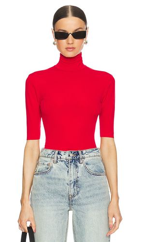 Slim Fit Short Sleeve Turtleneck Top in . Size XS, XXS - Norma Kamali - Modalova