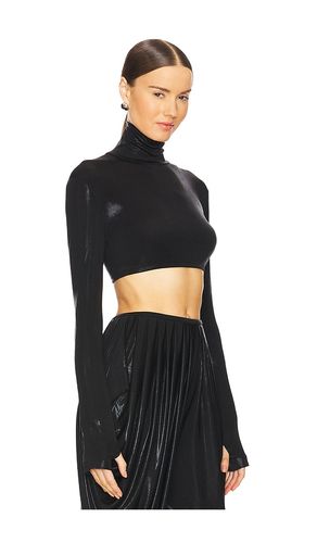 Cropped Slim Fit Long Sleeve Turtleneck Top in . Size L. Also in XL - Norma Kamali - Modalova