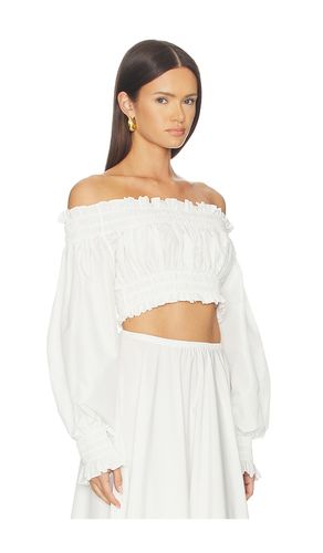 TOP CROPPED PAYSAN À MANCHES en . Taille XS. Also en XXS, S, M, XL - Norma Kamali - Modalova