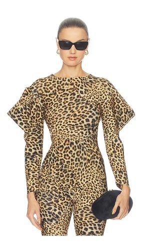 Wing Sleeve Side Drape Top en . Taille L. Also en M, S, XL, XS, XXS - Norma Kamali - Modalova