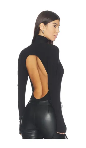 Long Sleeve Turtleneck Open Back Bodysuit en . Taille L. Also en M, S, XL, XS, XXS - Norma Kamali - Modalova