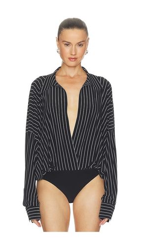 BODY À COL MONTANT OVERSIZED OVERSIZED NECK BODYSUIT en . Taille XXS. Also en XS, S, M - Norma Kamali - Modalova