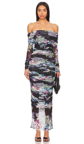 Oaklyn Off Shoulder Shirred Midi Dress in . Size 2, 4, 6, 8 - NICHOLAS - Modalova