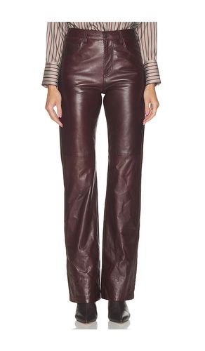 PANTALON EN CUIR JOAN en . Taille 0. Also en 2, 4, 6 - NILI LOTAN - Modalova