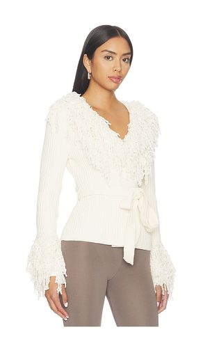 GILET À FRANGES KNIT FRINGE V-NECK CARDIGAN en . Taille S. Also en - Naked Wardrobe - Modalova