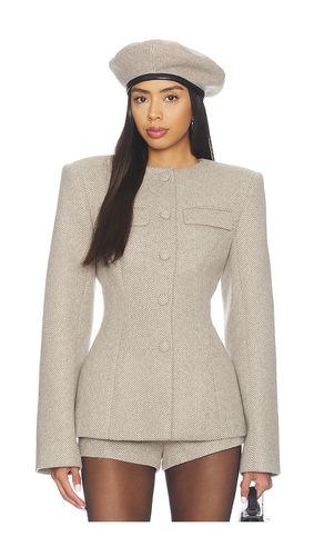 VESTE BOUTONNÉE À CHEVRONS en . Taille S. Also en XS, M, L, XL - Naked Wardrobe - Modalova