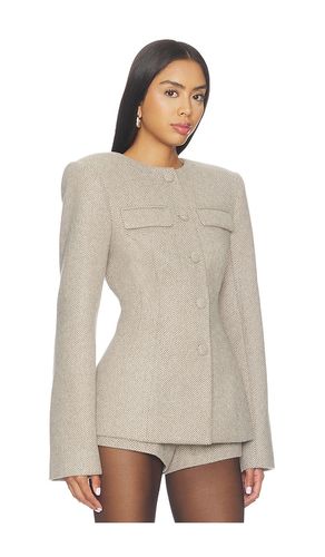 VESTE BOUTONNÉE À CHEVRONS en . Taille L. Also en M, S, XL, XS - Naked Wardrobe - Modalova