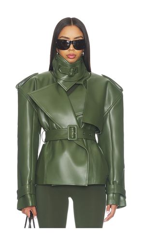 TRENCH COURT EN IMITATION CUIR en . Taille M. Also en S, XS - Naked Wardrobe - Modalova