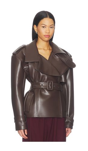 TRENCH IMITATION CUIR AVEC CEINTURE en . Taille S. Also en - Naked Wardrobe - Modalova