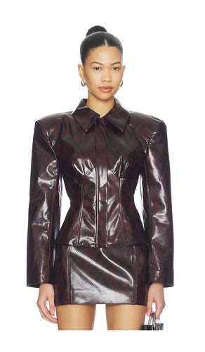 JUPE MINI EN CUIR PHYTON en . Taille L. Also en M, S, XL, XS - Naked Wardrobe - Modalova