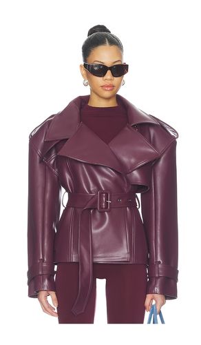 TRENCH IMITATION CUIR AVEC CEINTURE en . Taille L. Also en M, S, XL, XS - Naked Wardrobe - Modalova