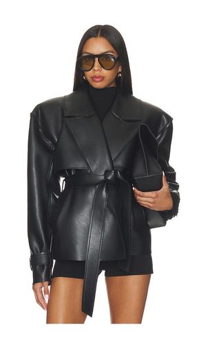 TRENCH CROPPED VLEATHER CROPPED TRENCH COAT en . Taille L. Also en M, S, XL - Naked Wardrobe - Modalova