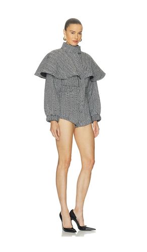 Suiting Herringbone Cape Romper en & . Taille L. Also en M, S, XL, XS - Naked Wardrobe - Modalova