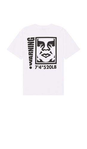 Warning Tee in . Size M, S - Obey - Modalova