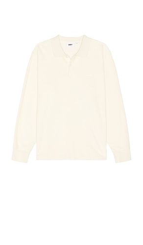 Loop Velour Long Sleeve Polo in . Size M, XL/1X - Obey - Modalova