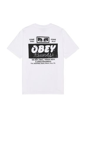 Records Buy, Sell, Trade T-Shirt in . Size M, S - Obey - Modalova