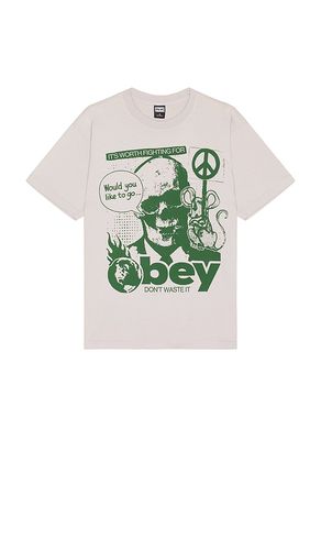 Don't Waste It T-Shirt in . Size M, S - Obey - Modalova